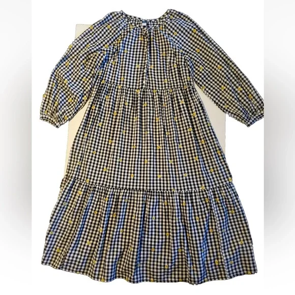 Old Navy Black White Gingham Daisy
Floral Midi Swing Dress Size XXL Tall - Picture 10 of 11